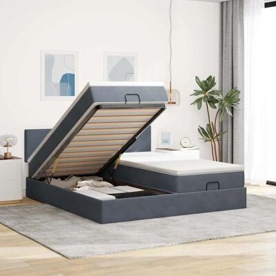 vidaXL Ottomabett mit Matratze & LEDs vidaXL Ottomabett mit Matratze & LEDs