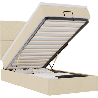 VidaXL Ottoman-Bett mit Matratze - Stauraum & Komfortables Schlafen VidaXL Ottoman-Bett mit Matratze - Stauraum & Komfortables Schlafen
