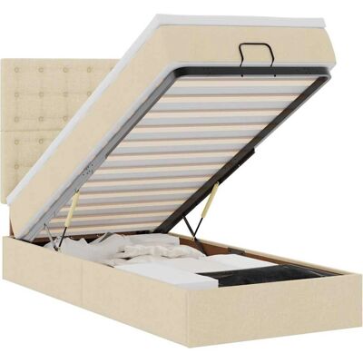 VidaXL Ottoman-Bett mit Matratze - Komfort & Stauraum VidaXL Ottoman-Bett mit Matratze - Komfort & Stauraum