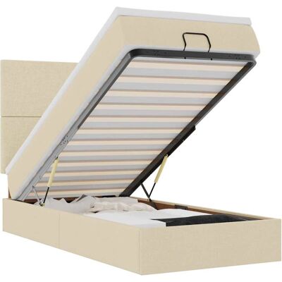 vidaXL Ottoman-Bett mit Stauraum & LEDs 120x200 cm vidaXL Ottoman-Bett mit Stauraum & LEDs 120x200 cm
