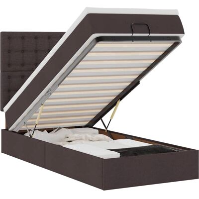vidaXL Modell 3314144 Dunkelbraunes Ottomanschlafbett - Bett vidaXL Modell 3314144 Dunkelbraunes Ottomanschlafbett - Bett