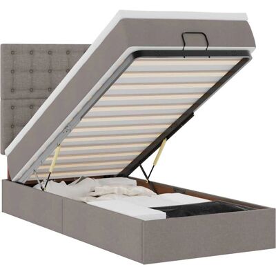 VidaXL Modell 3314145 Grau-Braune Stauraumbett - Bett VidaXL Modell 3314145 Grau-Braune Stauraumbett - Bett