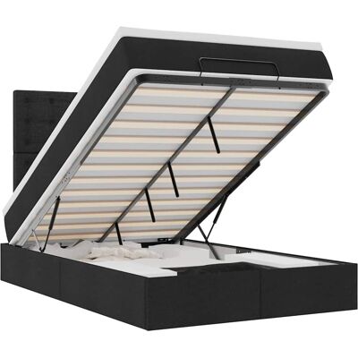 vidaXL Ottomansbett mit LED-Stauraum - Bett vidaXL Ottomansbett mit LED-Stauraum - Bett