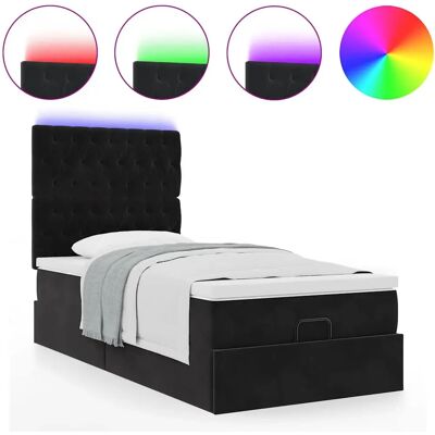 vidaXL 3314386 Bett - Ottoman mit Matratzen & LEDs - Komfort vidaXL 3314386 Bett - Ottoman mit Matratzen & LEDs - Komfort