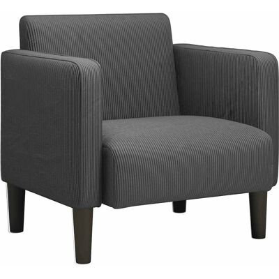 Fauteuil avec Tissu Supportif - Gris Foncé - Publicité Fauteuil avec Tissu Supportif - Gris Foncé - Publicité