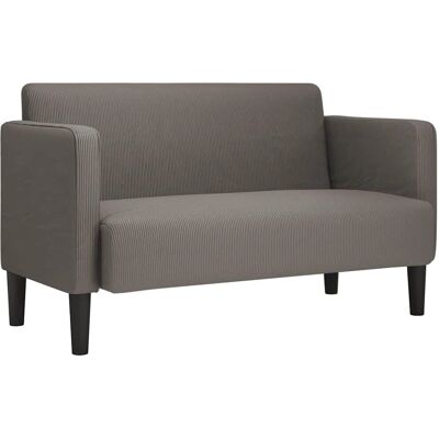 Canapé deux places gris clair 109cm VIDAXL - Publicité Canapé deux places gris clair 109cm VIDAXL - Publicité