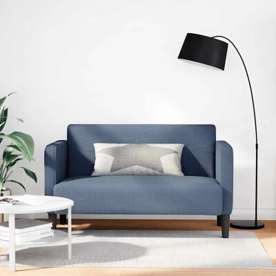 Canapé Vidaxl 109cm Velours Bleu Deux Places - Canapé - Publicité Canapé Vidaxl 109cm Velours Bleu Deux Places - Canapé - Publicité