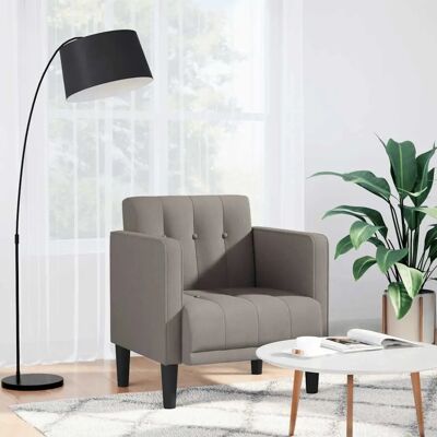 vidaXL Sessel mit Stoff- und Sperrholzarmlehnen - Modern & Komfortabel vidaXL Sessel mit Stoff- und Sperrholzarmlehnen - Modern & Komfortabel