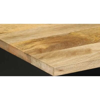 vidaXL TV-Schrank Mango Massives Holz Schwarz - TV Möbel mit Stauraum vidaXL TV-Schrank Mango Massives Holz Schwarz - TV Möbel mit Stauraum