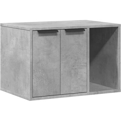 vidaXL Cat Litter Box Enclosure Concrete Grey 60x40x40 cm vidaXL Cat Litter Box Enclosure Concrete Grey 60x40x40 cm