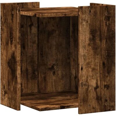vidaXL Kattehus og sidebord i røgfaget eg 42x42x51 cm - Kattehus og sidebord vidaXL Kattehus og sidebord i røgfaget eg 42x42x51 cm - Kattehus og sidebord