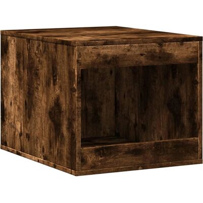 vidaXL Cat Litter Box Enclosure - Durable Smoked Oak Design vidaXL Cat Litter Box Enclosure - Durable Smoked Oak Design