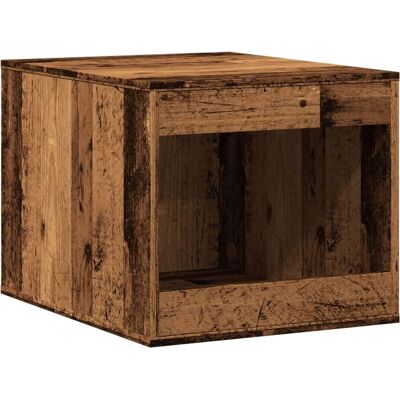 vidaXL Kattebakkehus - Gammelt træ - 47x59x42 cm vidaXL Kattebakkehus - Gammelt træ - 47x59x42 cm
