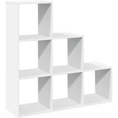 vidaXL Bibliothèque séparatrice blanche 99x29x99 cm - Bibliothèque diviseuse - Publicité vidaXL Bibliothèque séparatrice blanche 99x29x99 cm - Bibliothèque diviseuse - Publicité