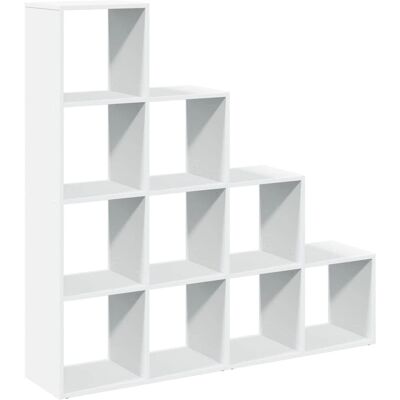 vidaXL Weiß 131,5x29x131,5 cm Raumteiler Bücherregal - Aufbewahrung vidaXL Weiß 131,5x29x131,5 cm Raumteiler Bücherregal - Aufbewahrung