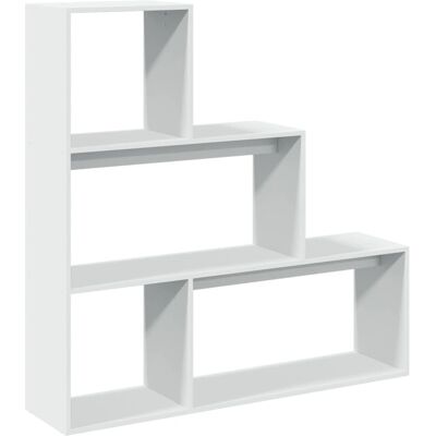 vidaXL 857985 Weiße 4-stufiges Bücherregal - Wohnzimmer vidaXL 857985 Weiße 4-stufiges Bücherregal - Wohnzimmer