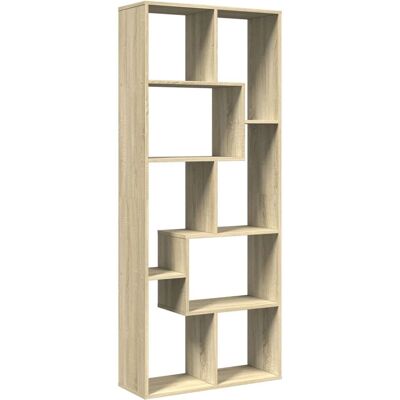 vidaXL Sonoma Eichen Raumteiler Bücherregal - Bücherregal vidaXL Sonoma Eichen Raumteiler Bücherregal - Bücherregal