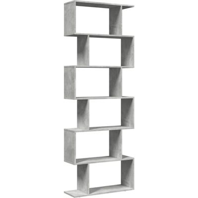 vidaXL 858087 Betongrijze Boekenkast - Woonkameropslag vidaXL 858087 Betongrijze Boekenkast - Woonkameropslag