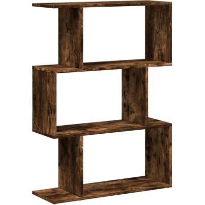 vidaXL Gerookte Eik 6-stöckige Raumteiler-Bücherregal vidaXL Gerookte Eik 6-stöckige Raumteiler-Bücherregal