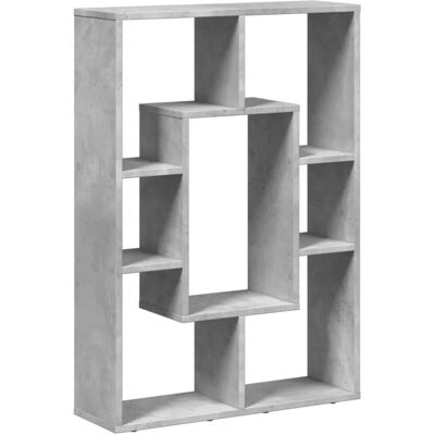 vidaXL 858141 Concrete Grey Bookcase - Bookcase vidaXL 858141 Concrete Grey Bookcase - Bookcase