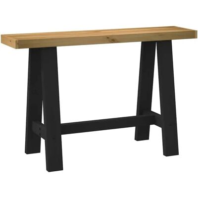 vidaXL Konsolentisch Noain - Rustikale Kiefer A-Beine - 120x30x75cm vidaXL Konsolentisch Noain - Rustikale Kiefer A-Beine - 120x30x75cm