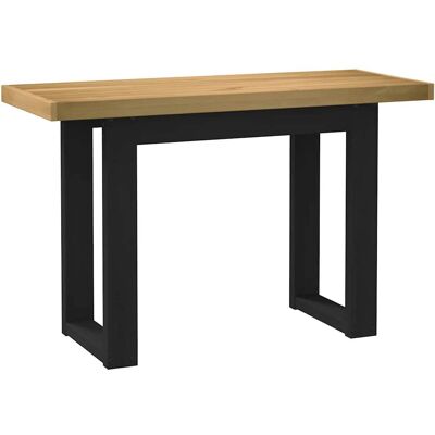 vidaXL Bureau NOAIN U-Vorm Poten 120x50x75 cm Massief Hout den - desk vidaXL Bureau NOAIN U-Vorm Poten 120x50x75 cm Massief Hout den - desk