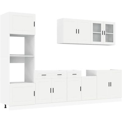 vidaXL 3314751 Armoire de rangement de cuisine blanche - Rangement de cuisine - Publicité vidaXL 3314751 Armoire de rangement de cuisine blanche - Rangement de cuisine - Publicité