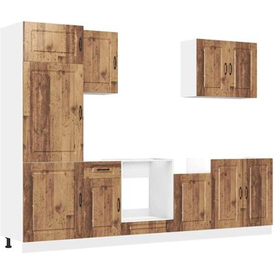vidaXL 3314769 Küchenschrank-Set - 7-teiliges Holzwerkstoff vidaXL 3314769 Küchenschrank-Set - 7-teiliges Holzwerkstoff