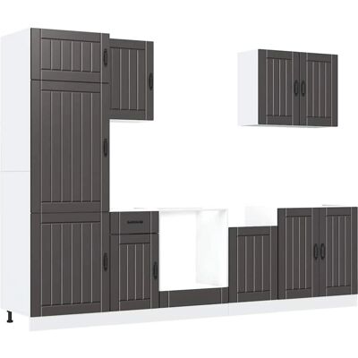 vidaXL Keukenkast - 7 Stuks - Modern Ontwerp vidaXL Keukenkast - 7 Stuks - Modern Ontwerp