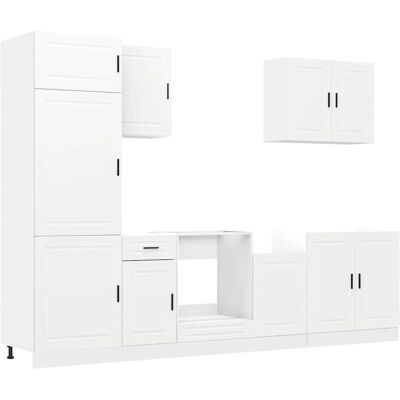vidaXL 3314781 Weiß Küchen-Aufbewahrungsschrank - Küchen-/Esszimmer-Schrank vidaXL 3314781 Weiß Küchen-Aufbewahrungsschrank - Küchen-/Esszimmer-Schrank