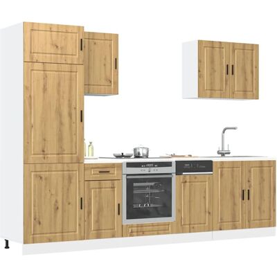 vidaXL Kalmar Altes Holz 7-teiliges Küchenschrank-Set vidaXL Kalmar Altes Holz 7-teiliges Küchenschrank-Set