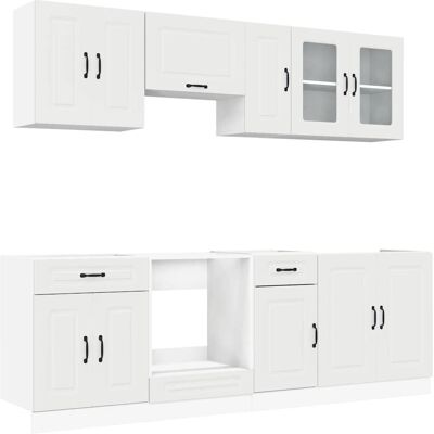 vidaXL 3314827 Grauer Küchenaufbewahrungsschrank - Schrank vidaXL 3314827 Grauer Küchenaufbewahrungsschrank - Schrank
