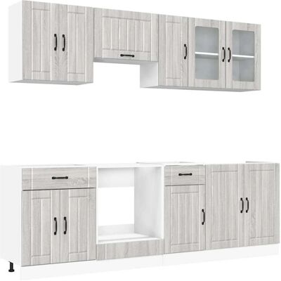 vidaXL 3314837 Graues Sonoma Küchenschrank - Stauraum vidaXL 3314837 Graues Sonoma Küchenschrank - Stauraum