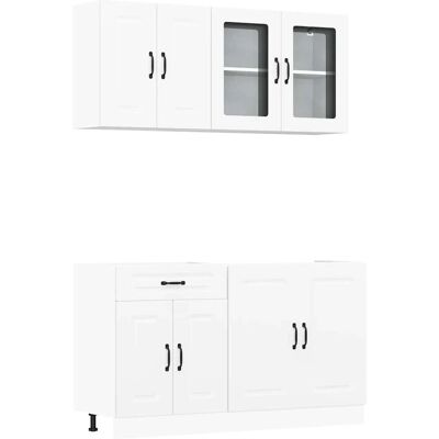 Conjunto de 4 armarios de cocina vidaXL - Muebles de almacenamiento Conjunto de 4 armarios de cocina vidaXL - Muebles de almacenamiento