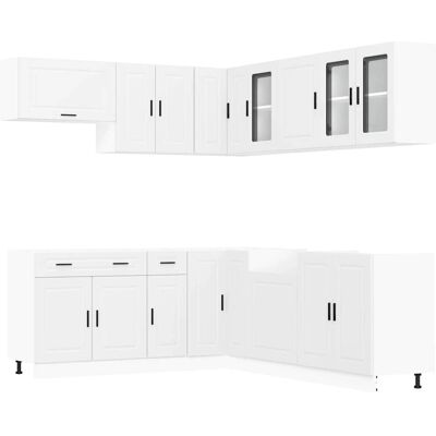 vidaXL 3314931 Hvidt køkkenskab - Køkkenskab vidaXL 3314931 Hvidt køkkenskab - Køkkenskab