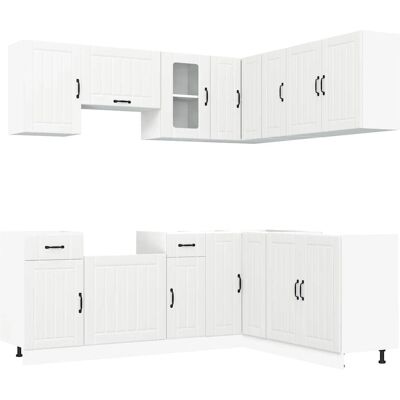 vidaXL 3314951 Hvidt Køkkenskab - Opbevaringsskab vidaXL 3314951 Hvidt Køkkenskab - Opbevaringsskab