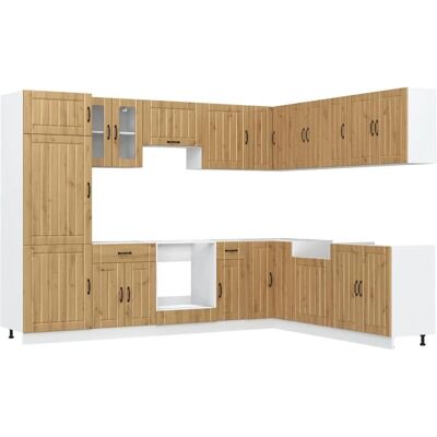 vidaXL 14-tlg. Küchenschrank-Set - Küchenmöbel vidaXL 14-tlg. Küchenschrank-Set - Küchenmöbel