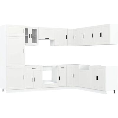 vidaXL 3314991 weißes Küchenschrank-Set - Küchenschrank vidaXL 3314991 weißes Küchenschrank-Set - Küchenschrank