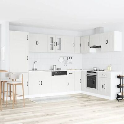 vidaXL Ensemble de Meubles de Cuisine - Blanc, 80x46x81.5 cm - Ensemble de meubles de cuisine - Publicité vidaXL Ensemble de Meubles de Cuisine - Blanc, 80x46x81.5 cm - Ensemble de meubles de cuisine - Publicité