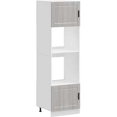 vidaXL Armarios para horno - Porto gris - 2 uds - Armario de horno vidaXL Armarios para horno - Porto gris - 2 uds - Armario de horno