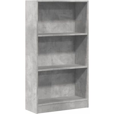 vidaXL Beton Grau Bücherregal 60x24x109 cm - Bücherregal vidaXL Beton Grau Bücherregal 60x24x109 cm - Bücherregal