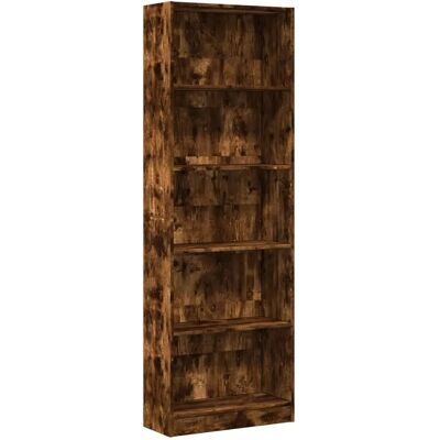 vidaXL 857825 Estantería de Roble Ahumado - Mueble para Salón vidaXL 857825 Estantería de Roble Ahumado - Mueble para Salón