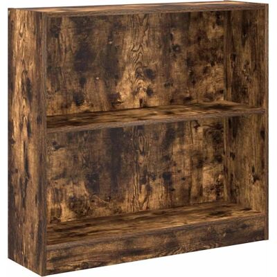 vidaXL Gerookt Eiken Boekenkast 80x24x76 cm - Boekenkast vidaXL Gerookt Eiken Boekenkast 80x24x76 cm - Boekenkast