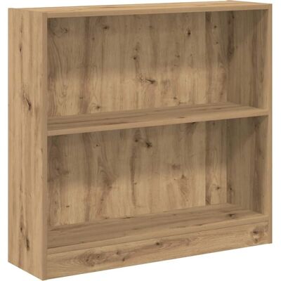 vidaXL Bücherregal Eichenholz 80x24x76 cm - Bücherregal, Künstler Eiche, 80x24x76 cm vidaXL Bücherregal Eichenholz 80x24x76 cm - Bücherregal, Künstler Eiche, 80x24x76 cm