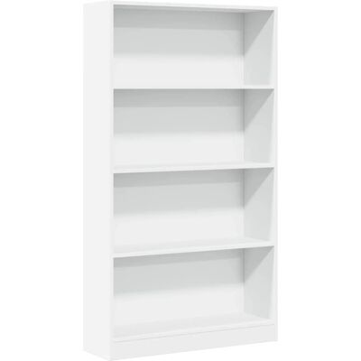 vidaXL Witte 80x24x143 cm Boekenkast - Boekenplank vidaXL Witte 80x24x143 cm Boekenkast - Boekenplank