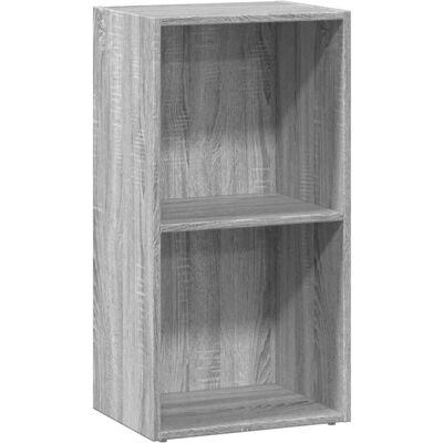 vidaXL - Boekenkast - 40x30x77 - cm - bewerkt - hout - grijs - sonoma - eikenkleurig - Bücherregal vidaXL - Boekenkast - 40x30x77 - cm - bewerkt - hout - grijs - sonoma - eikenkleurig - Bücherregal