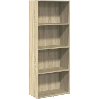 vidaXL Boekenkast Sonoma Eik 60x30x152 cm Gemaakt van Hout - Boekenkast vidaXL Boekenkast Sonoma Eik 60x30x152 cm Gemaakt van Hout - Boekenkast
