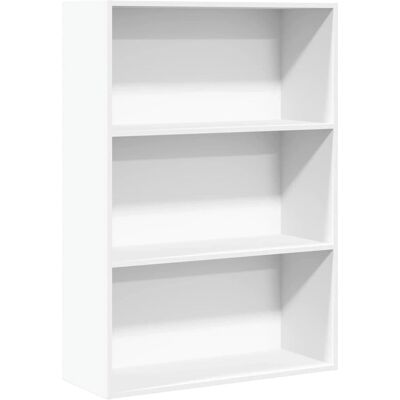 vidaXL Witte Boekenkast - 80x30x114 cm - Spaanplaat vidaXL Witte Boekenkast - 80x30x114 cm - Spaanplaat