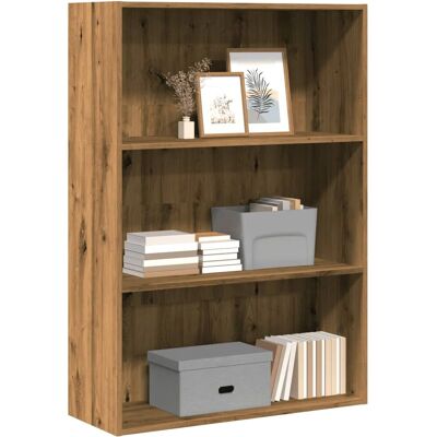 vidaXL Bücherregal Artisian Eiche 80x30x114 cm Sperrholz vidaXL Bücherregal Artisian Eiche 80x30x114 cm Sperrholz