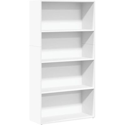 vidaXL Bücherregal Weiß 80x30x152 cm - Bücherregal vidaXL Bücherregal Weiß 80x30x152 cm - Bücherregal